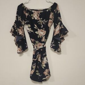 Floral Off-Shoulder Dress